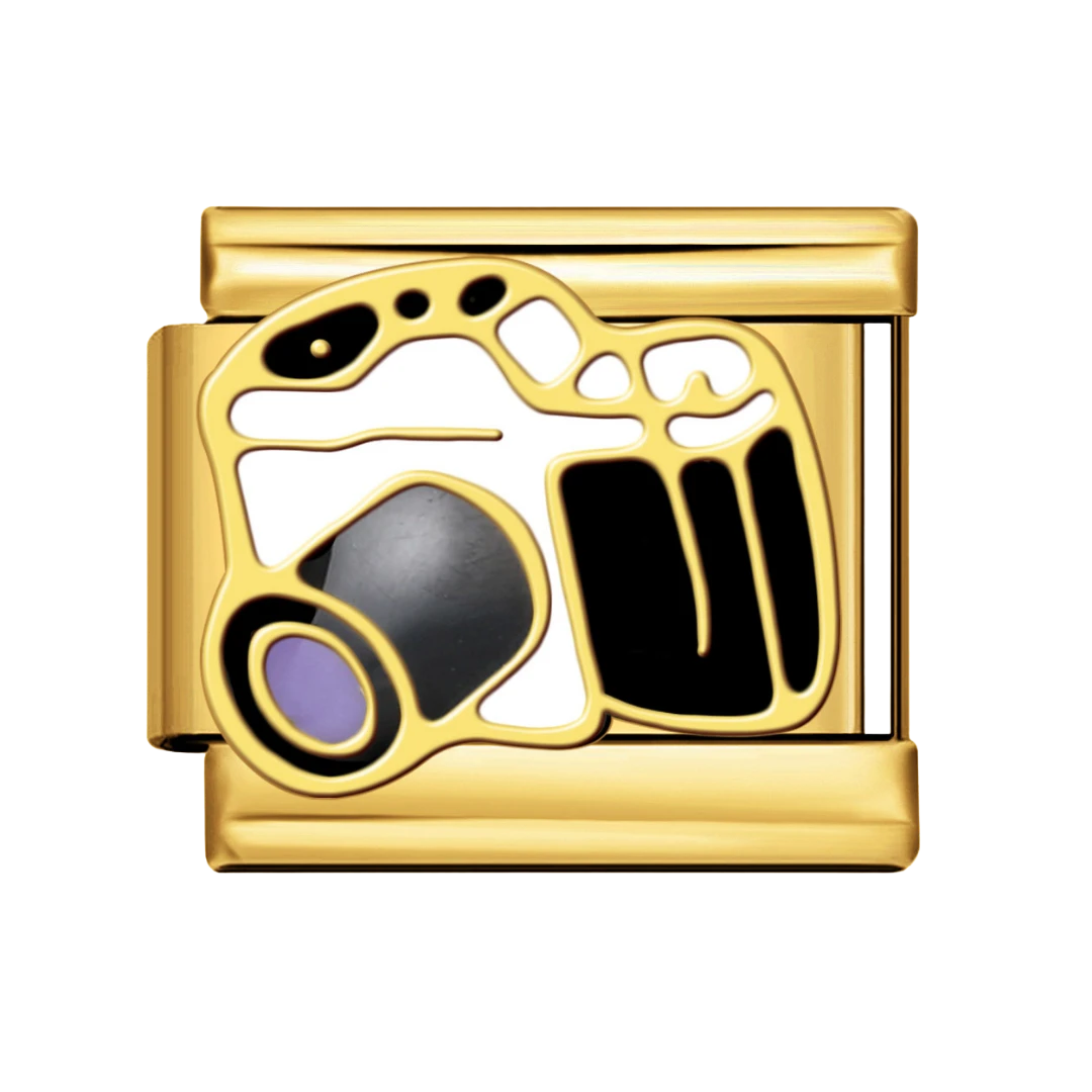 Camera Gold Charm