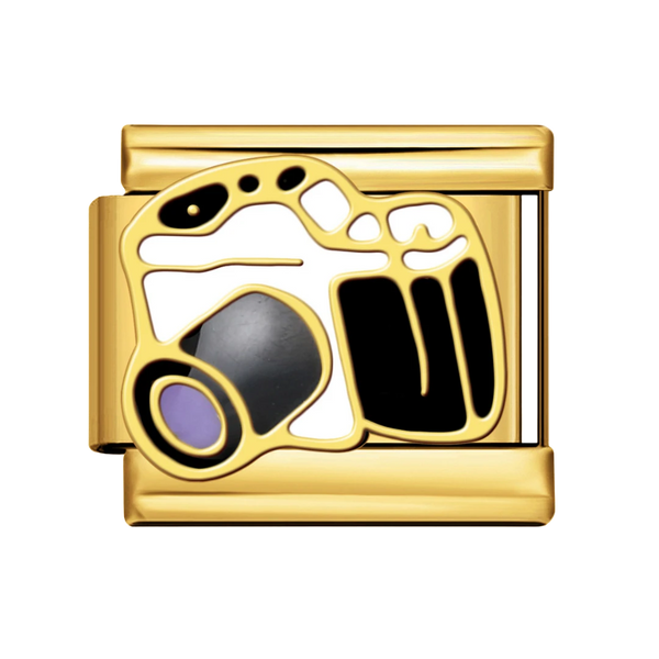 Camera Gold Charm