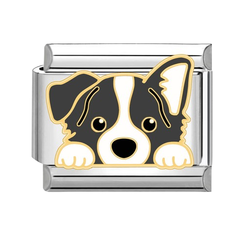 Doggy Italian Silver charm