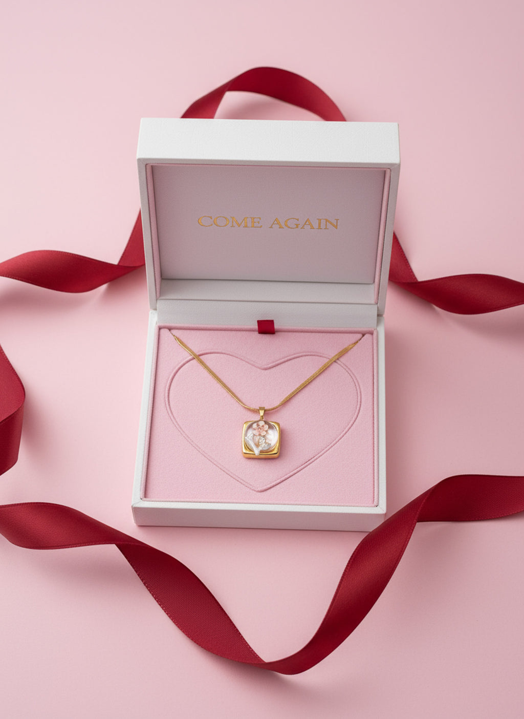 Petal Charm chain necklace