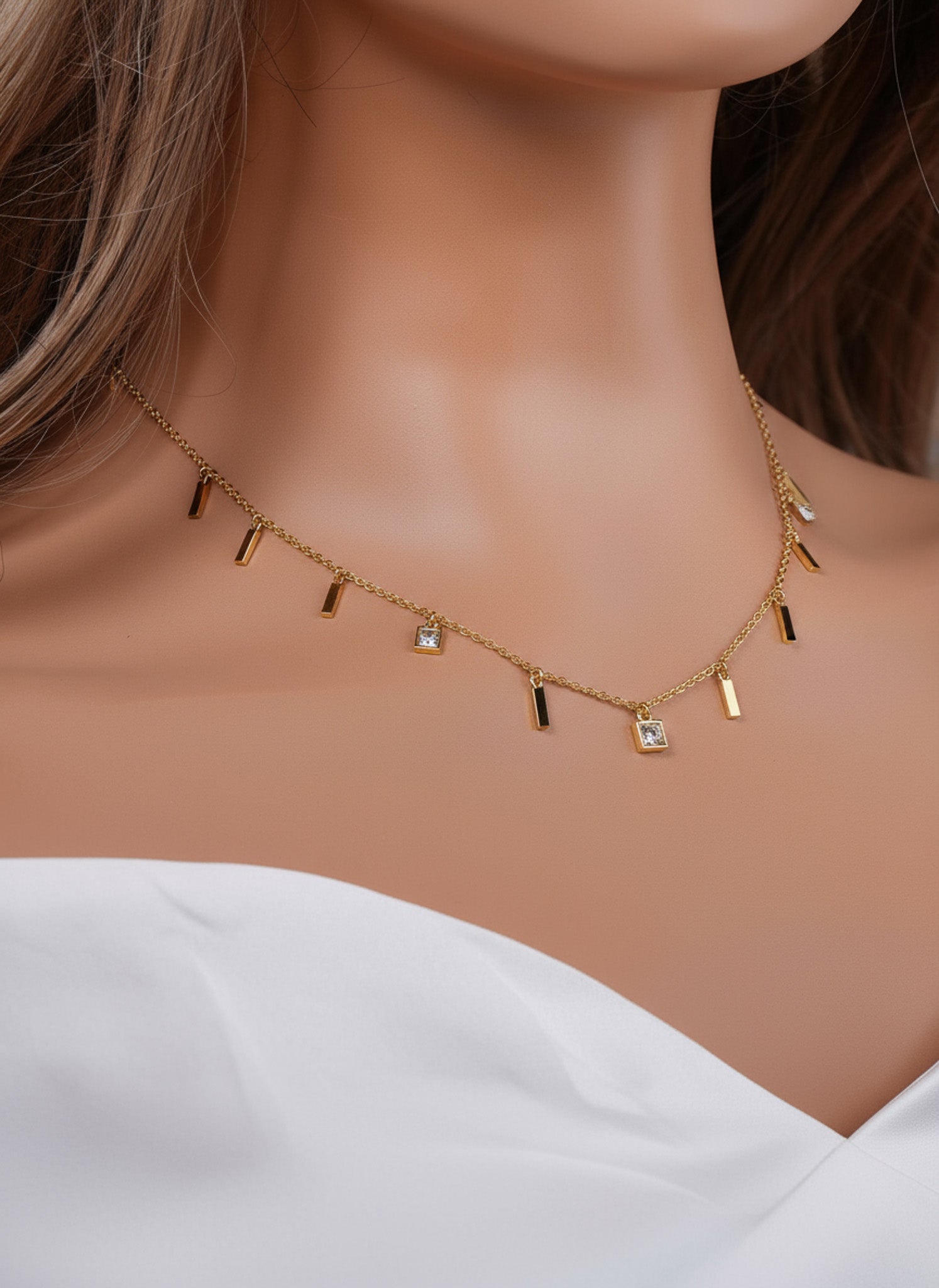 Luxe Gleam chain necklace