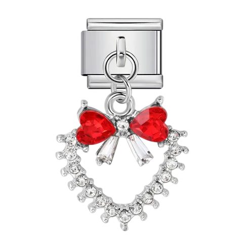 Lucky Heart Silver Charm
