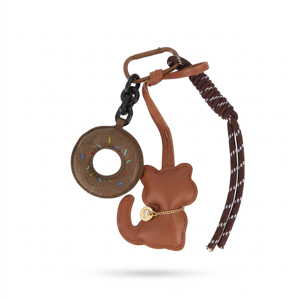 Doughnut Cat Bag Charm