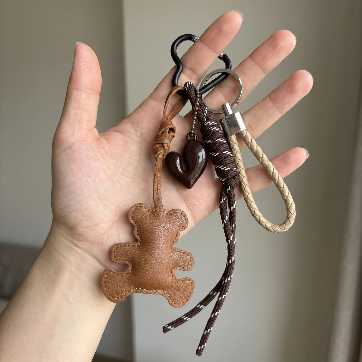 Brown Bear Bag Charm