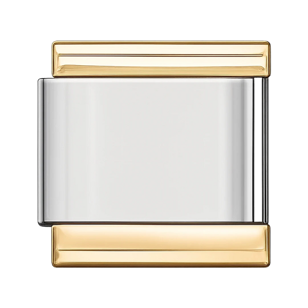 rosegold silver charm