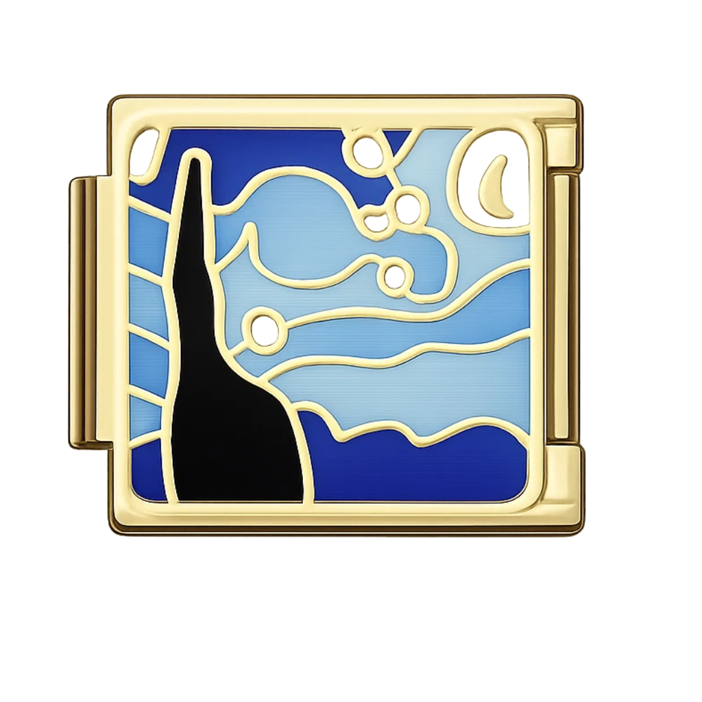 scenic enamel Charm