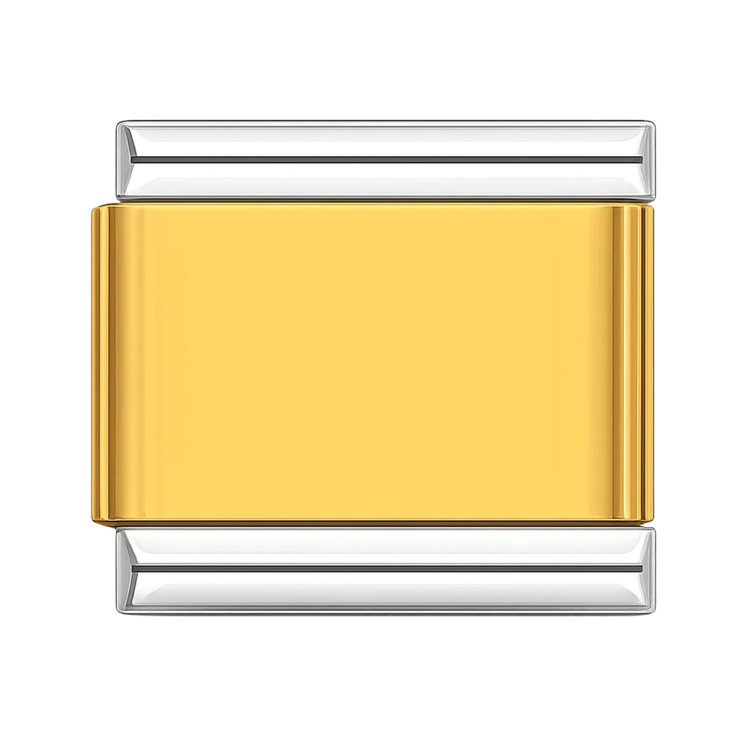 silver gold charm