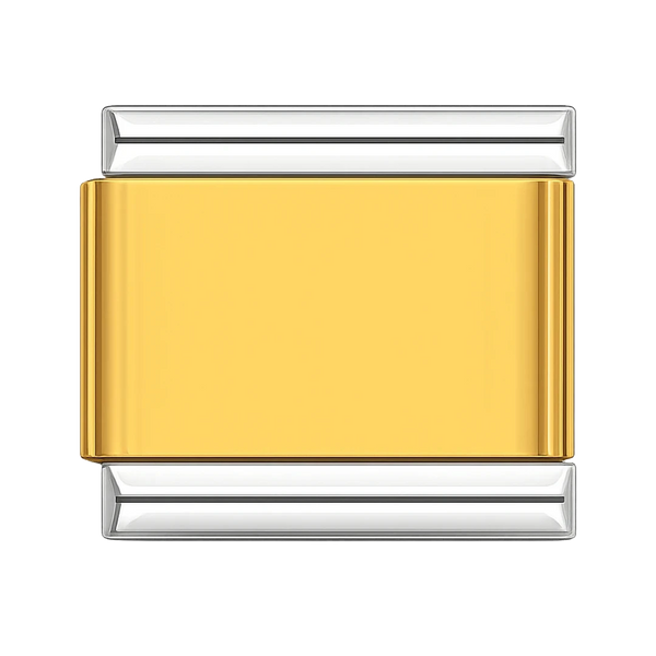 silver gold charm